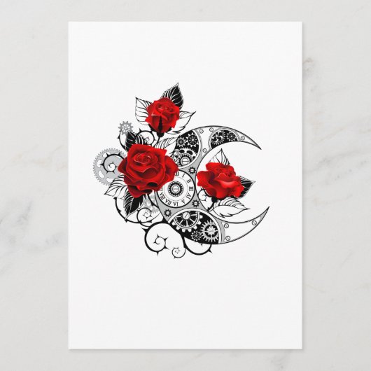 赤いバラのメカニカルクレセント プログラム (正面)