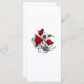 赤いバラのメカニカルクレセント メニュー (正面/裏面)