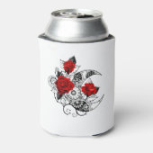 赤いバラのメカニカルクレセント 缶クーラー (缶裏面)