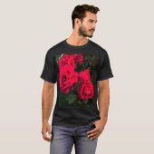 赤いバラのロザリウム Tシャツ (正面フル)