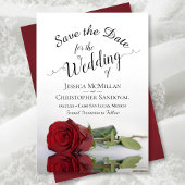 赤いバラのロマンチック結婚な セーブザデート