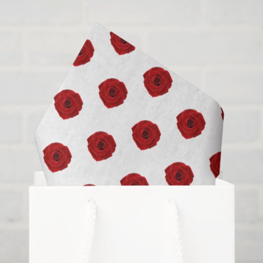 赤いバラの優雅な馬術ショー 薄葉紙 (ギフトバッグ)