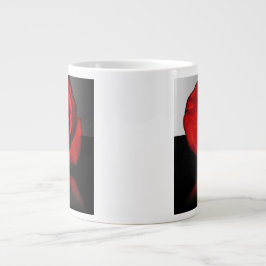 赤いバラの反射ジュンボマグ ジャンボコーヒーマグカップ