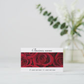 赤いバラの名刺 名刺 (スタンド正面)