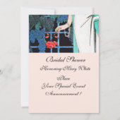 赤いバラの夜，ブライダルシャワー 招待状 (裏面)