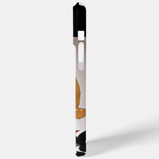 赤いバラの女性 Case-Mate iPhoneケース (裏面 / 左)