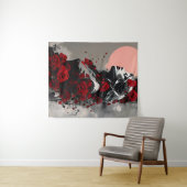 赤いバラの女神 タペストリー (インサイチュ(横))