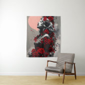 赤いバラの女神 タペストリー (インサイチュ)