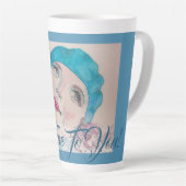 赤いバラの少女 真実のラテマグ カフェラテマグ (右アングル)