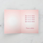 赤いバラの恋愛関係友情万能 カード (内部)