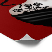 赤いバラの悲しい少女 ポスター (角)