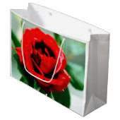 赤いバラの愛 ラージペーパーバッグ (正面アングル)