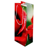 赤いバラの愛 ワインギフトバッグ (正面アングル)