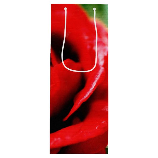 赤いバラの愛 ワインギフトバッグ (正面)