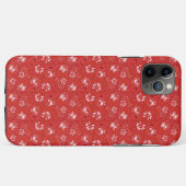 赤いバラの模様 Case-Mate iPhoneケース (裏面(横))