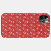 赤いバラの模様 Case-Mate iPhoneケース (裏面(横))