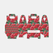 赤いバラの水の色のお気に入りボックス フェイバーボックス (折り畳みなし)