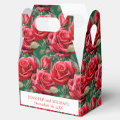 赤いバラの水の色のお気に入りボックス フェイバーボックス (オープン)