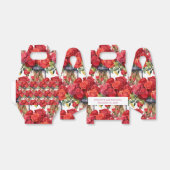 赤いバラの水の色のお気に入りボックス フェイバーボックス (折り畳みなし)