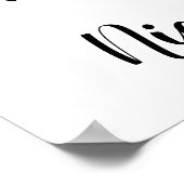 赤いバラの濡れた水の露結婚が下がる ポスター (角)