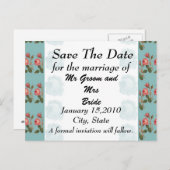 赤いバラの特別な日を救うポストカード 案内ポストカード (正面/裏面)