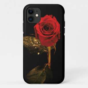 赤いバラの私電話5箱 iPhone 11 ケース