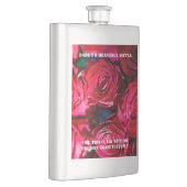 赤いバラの素敵な束 フラスク (右)