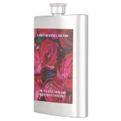 赤いバラの素敵な束 フラスク (左)