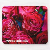 赤いバラの素敵な束 マウスパッド (正面)