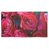 赤いバラの素敵な束 枕カバー (正面左)