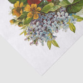 赤いバラの美しいロマンチックな夏の花束 薄葉紙 (詳細)