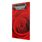 赤いバラの背景の写真 ミニクリップボード (アングル2)