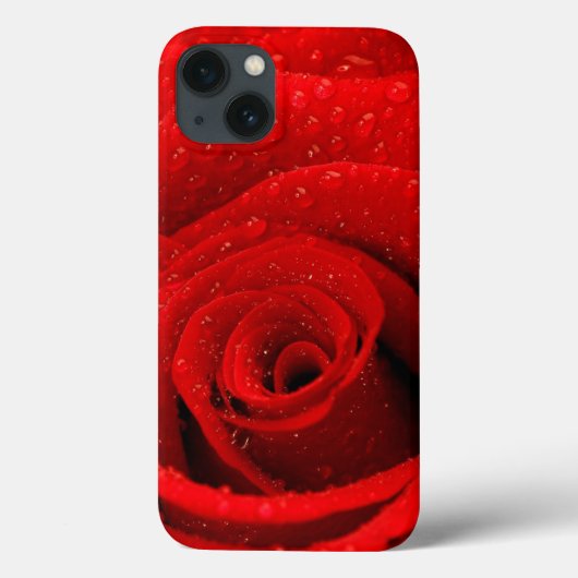 赤いバラの背景の写真 Case-Mate iPhoneケース (裏面)
