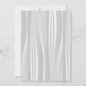 赤いバラの花と金ゴールド – 母の日のデザイン 招待状 (裏面)