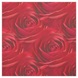 赤いバラの花の写真-抽象的なパターン ファブリック