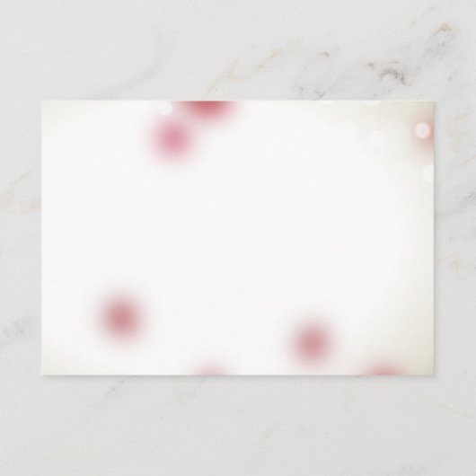 赤いバラの花びら愛ハートの結婚披露宴 エンクロージャーカード