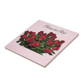 赤いバラの花束 タイル (側面)