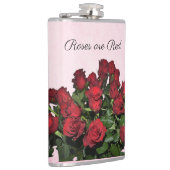 赤いバラの花束 フラスク (右)