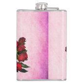 赤いバラの花束 フラスク (裏面)