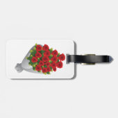 赤いバラの花束 ラゲッジタグ (裏面横)