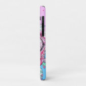 赤いバラの花水彩画フラワーフラワー Case-Mate iPhoneケース (裏面/左)