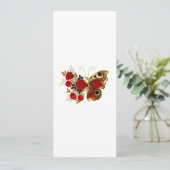 赤いバラの花蝶 シーズンカード (スタンド正面)