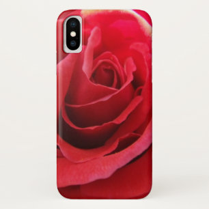 赤いバラの電話箱 iPhone X ケース