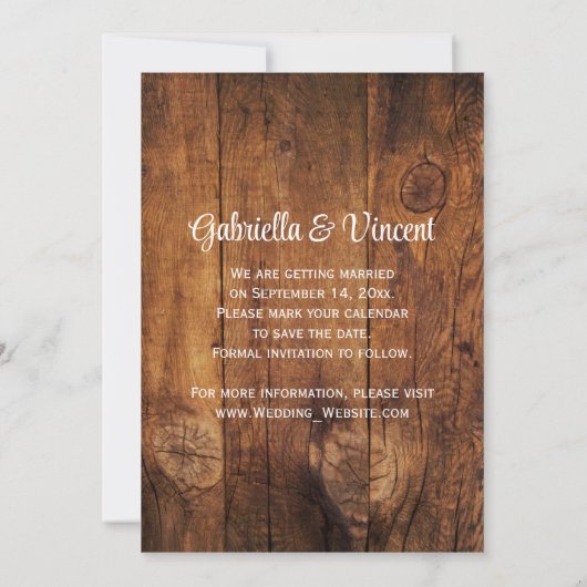 赤いバラの馬ビット西結婚式の日付を保存 セーブザデート (裏面)