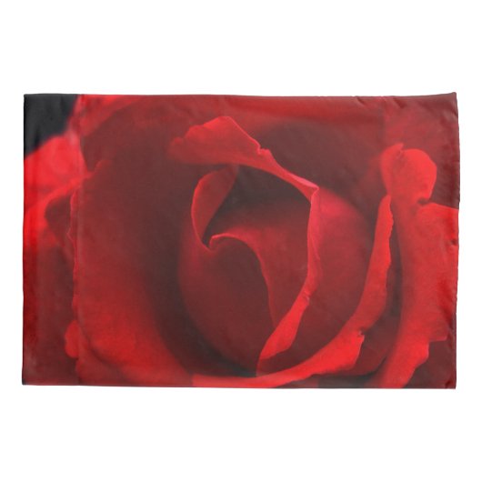 赤いバラのpccnm 枕カバー (裏面)