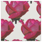 赤いバラはどんな色でも模様を描く ファブリック (クローズアップ)