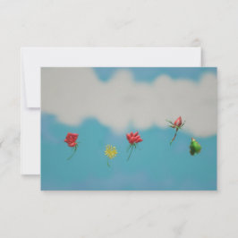 赤いバラはノート感謝していしています サンキューカード