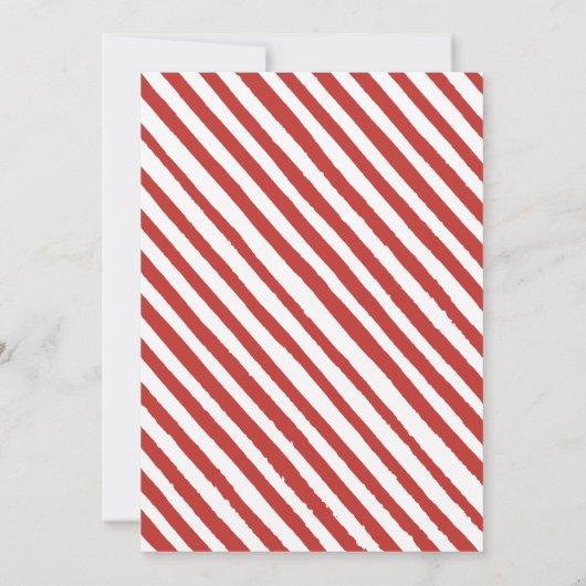 赤いバラは結婚式招待状後ずっと幸せに 招待状 (裏面)