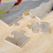 赤いバラへの軽蔑 - 生の怒りの肖像 ジグソーパズル (側面)