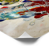 赤いバラへの軽蔑 - 生の怒りの肖像 ポスター (コーナー)